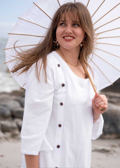 Vernazza Dress in White