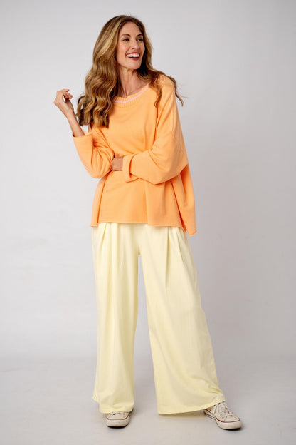 Florence Knit Top – Apricot Mist