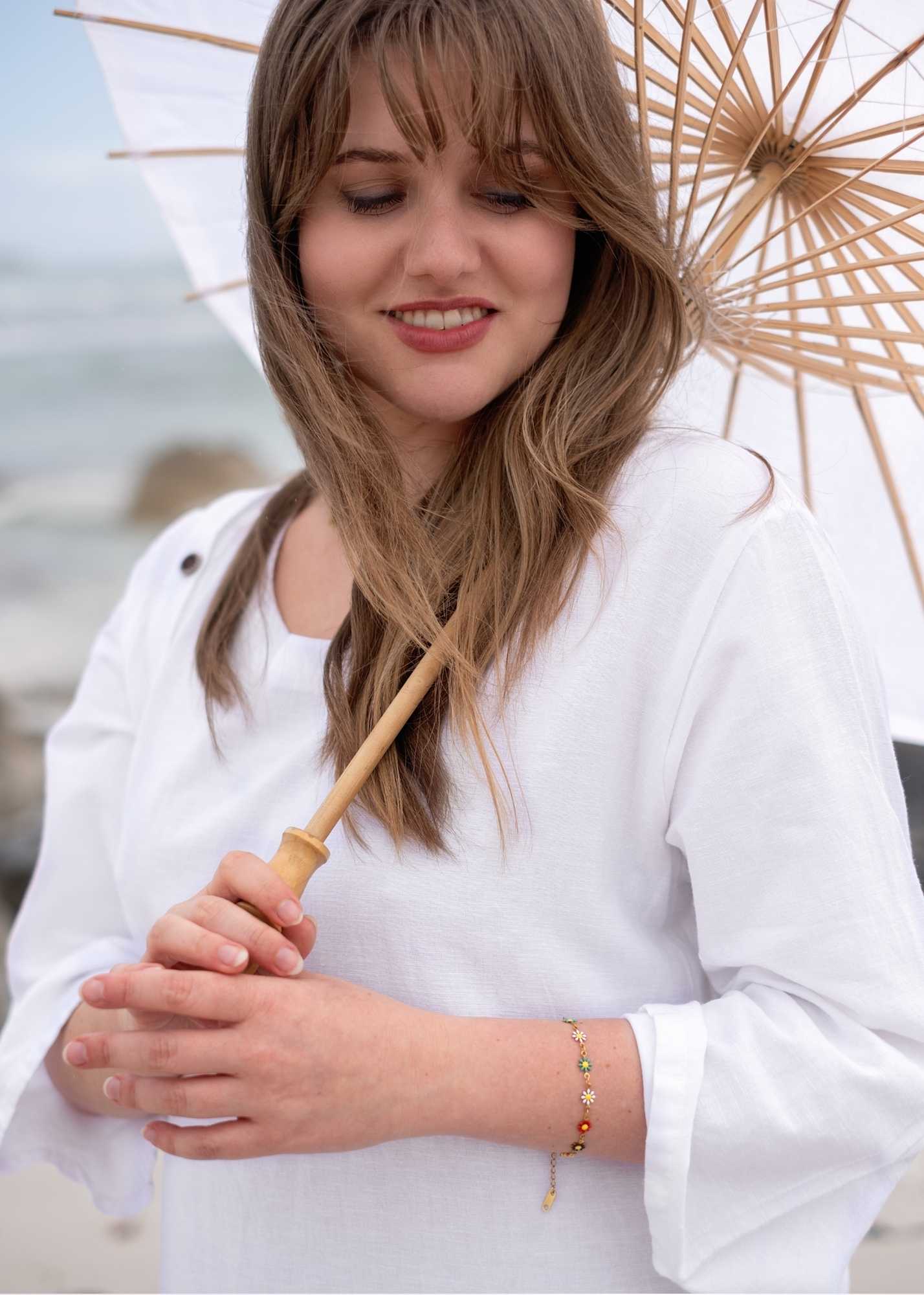 Vernazza Dress in White