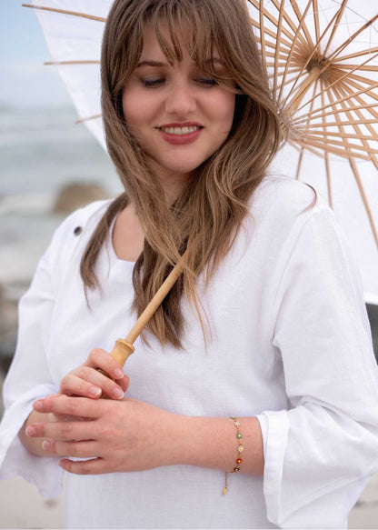 Vernazza Dress in White