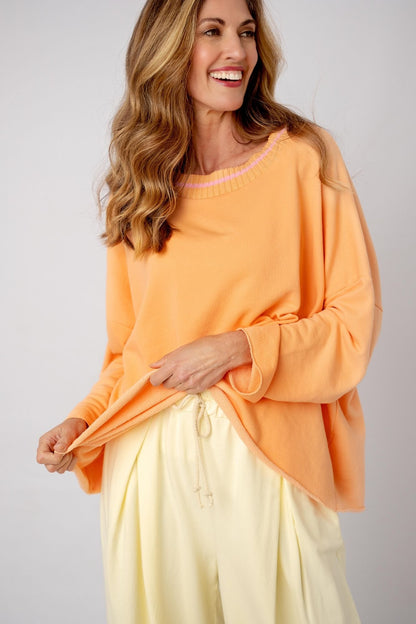 Florence Knit Top – Apricot Mist