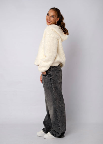 Teddy Jacket in Cream