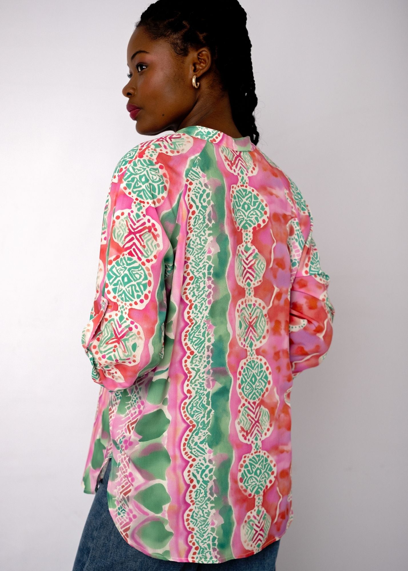 Lola Top in Watermelon Smudge