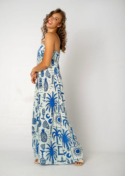 Carmen Playsuit – Greek Islands