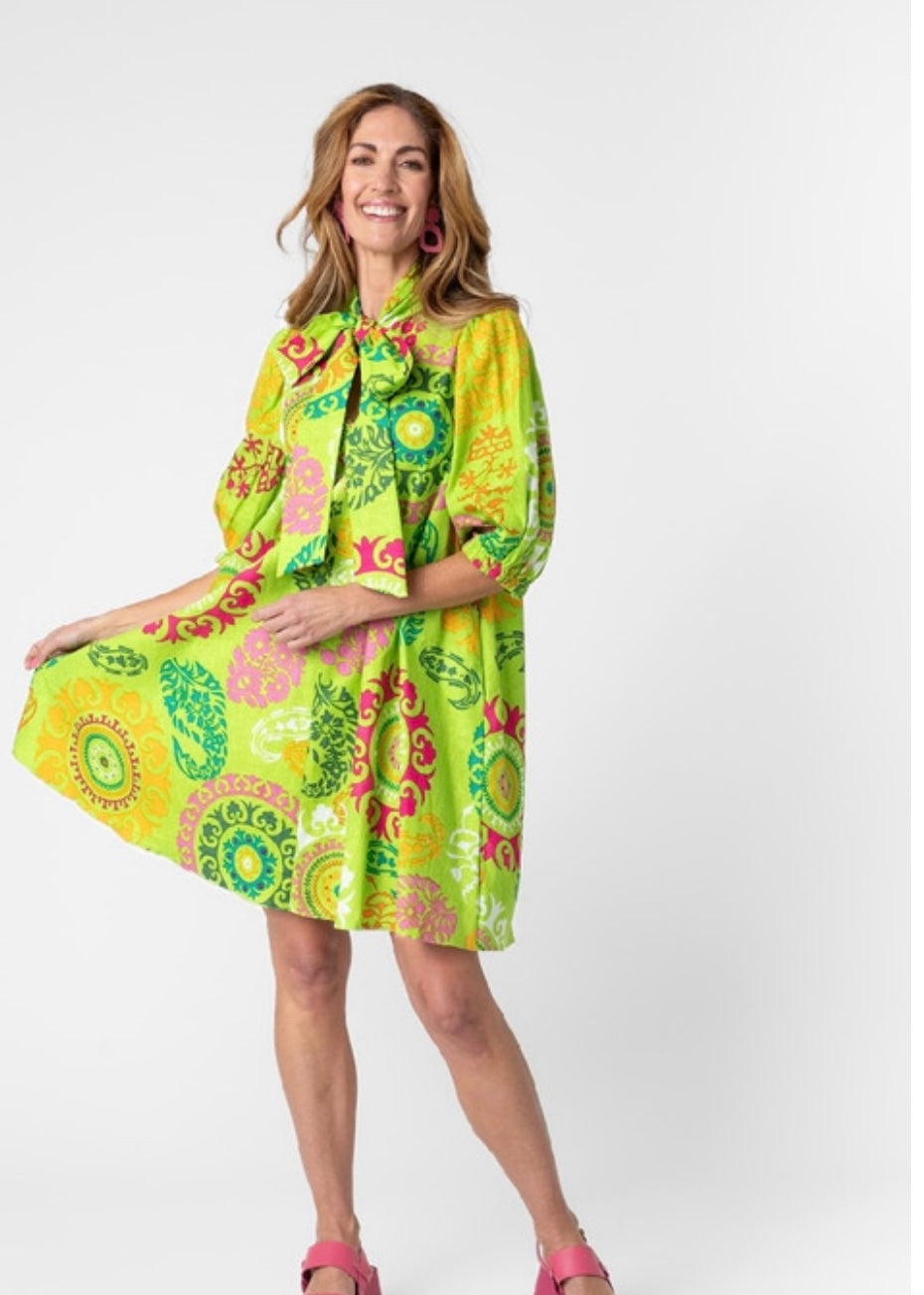 Barbie dress, Lime Green