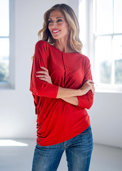 Melany Top in Chilli
