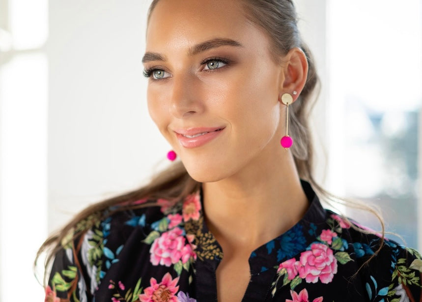 Sophie dress in Black floral