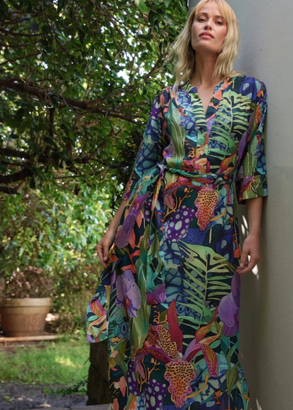 Fergie Cuffed Sleeve  Dress,  Purple Iris